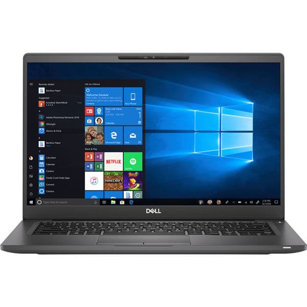 Dell Latitude 7400 Laptop, 14" 1920x1080 (FHD) IPS FHD IPS Panel, Intel Core i5 8th Gen i5-8265U Quad-Core Processor, 8GB RAM, 256GB NVMe SSD, Windows 11 side view